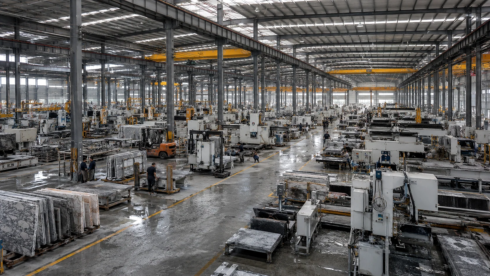 Workshop production reference 32 for stone fabrication and export preparation