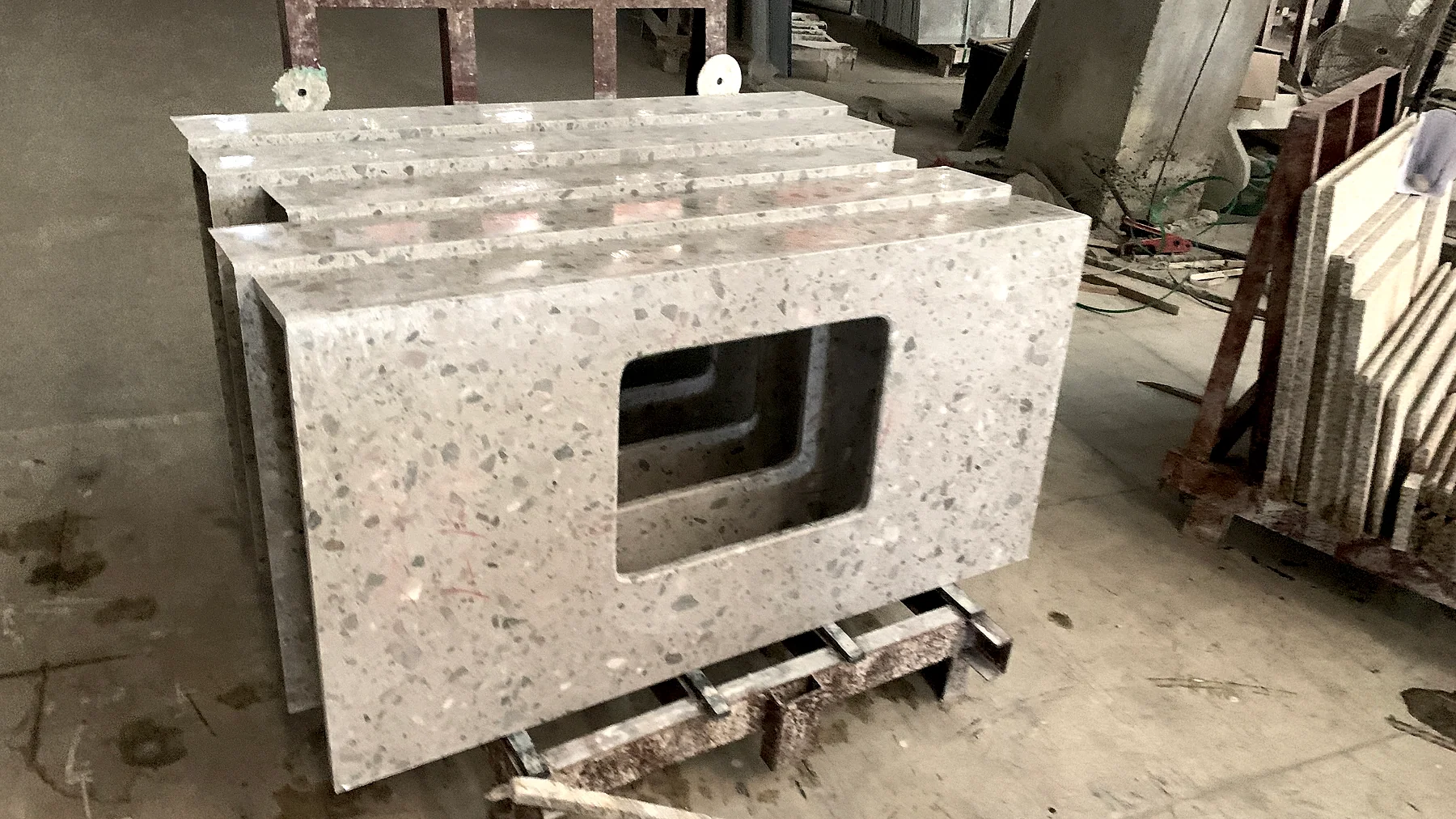 Stone Cabinet & Basin Slab natural stone slab reference 05 for countertop, vanity, and interior project review
