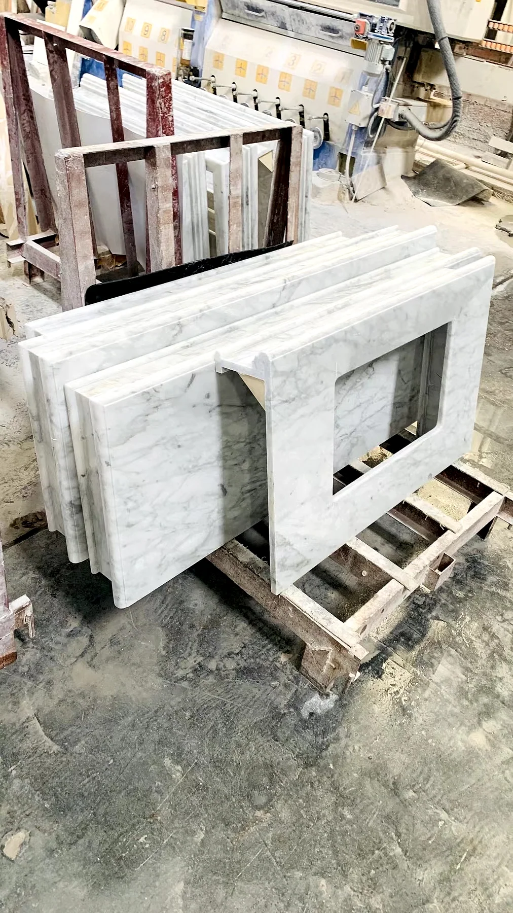 Stone Cabinet & Basin Slab natural stone slab reference 08 for countertop, vanity, and interior project review